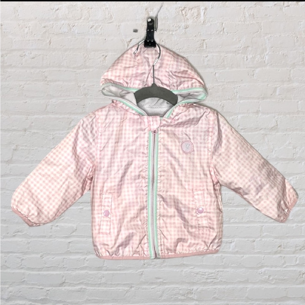 Chicco Mesh-Lined Gingham Windbreaker